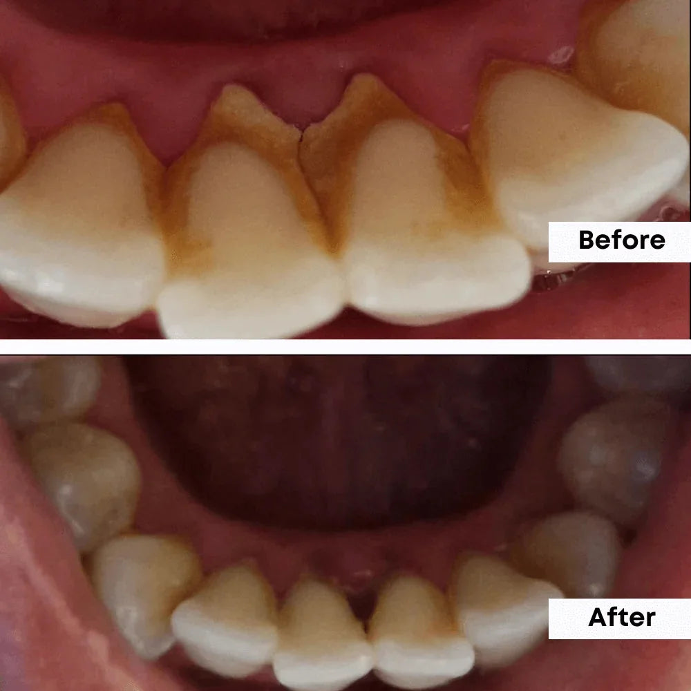 Customer before and after close-up