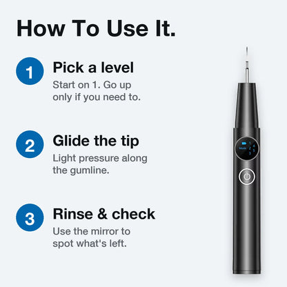 How to use TartarOff Pro in 3 steps